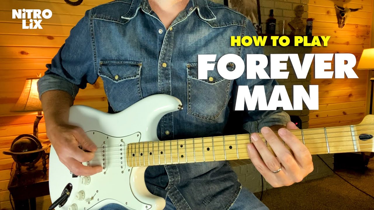 Forever Man | Eric Clapton | Guitar Lesson (Rhythm/Lead)