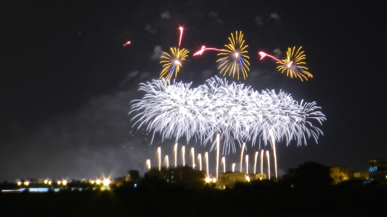 2017台南鹿耳門聖母廟高空煙火/花火手機拍攝版全篇Taiwan Tainan luermen international fireworks show