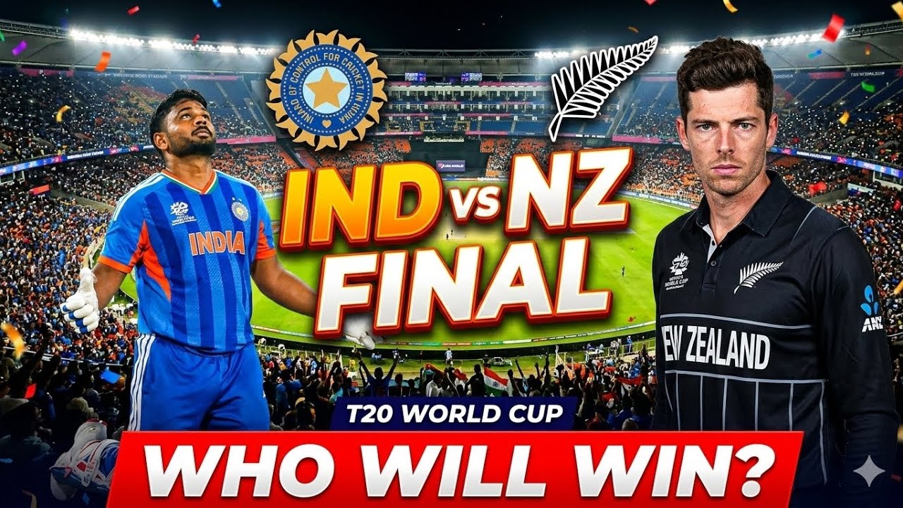 Will India Defend the Trophy? | IND vs NZ T20 World Cup FINAL Preview 🔥 Pitch Report & Key Battles 