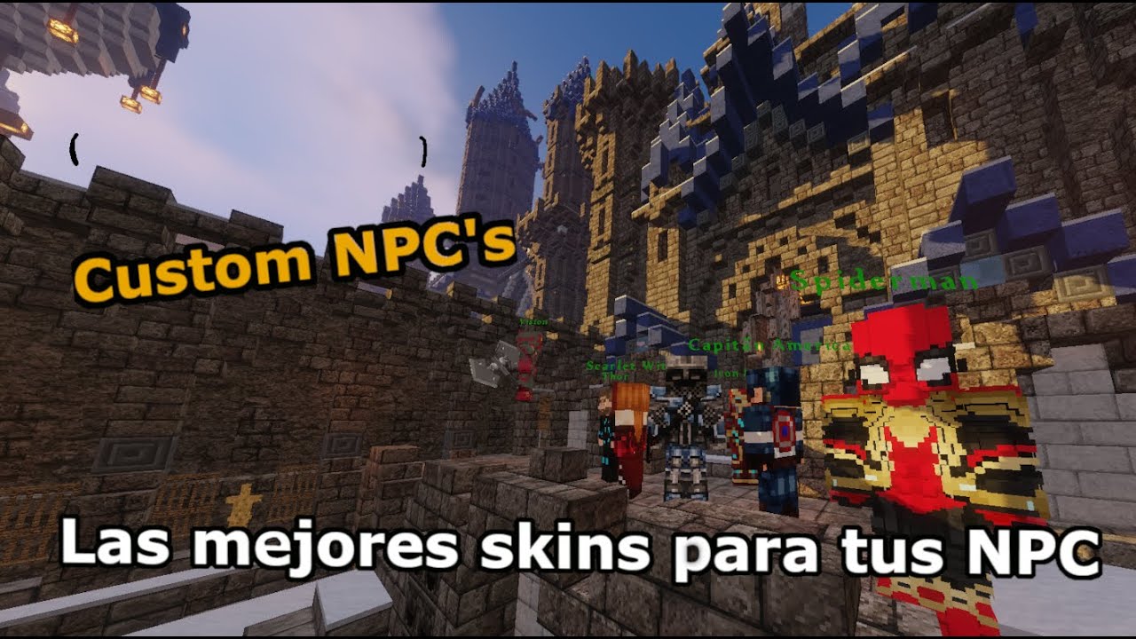 Las mejores skins para tus NPC's /// Custom NPC's/// Minecraft con mods