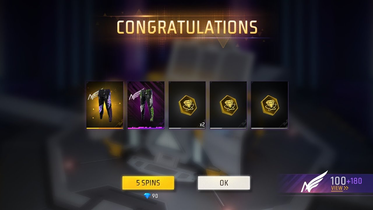 NEW ANGELIC EVENT|🔥ONE SPIN TRICK✅|GARENA FREE 🔥|@GarenaFreeFireGlobal #garenafreefire #angelicpants