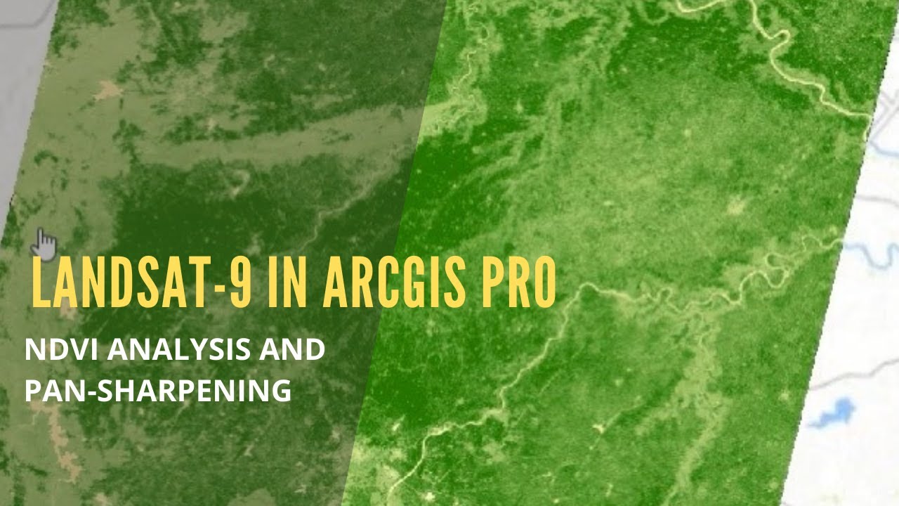 Landsat-9 in ArcGIS Pro (NDVI and Pan-Sharpening Analysis)