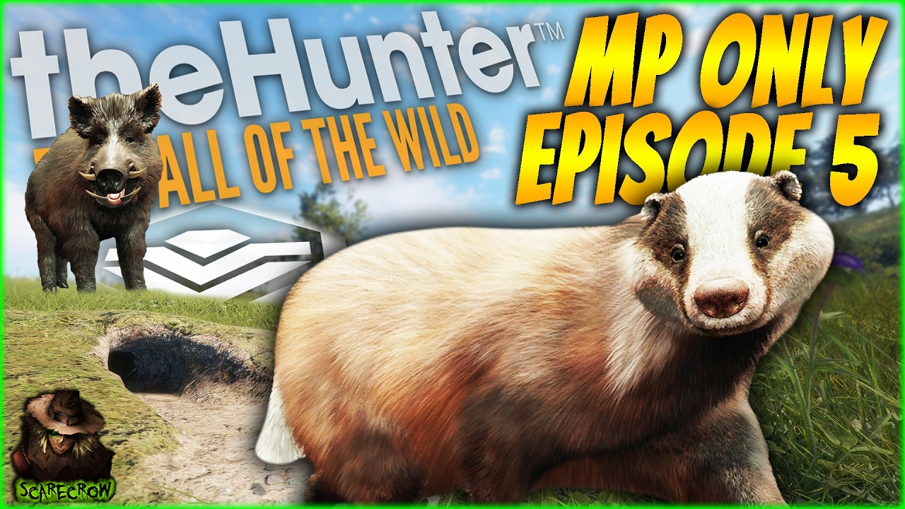 We Hunted A HUGE Erythristic Red European Badger & More! Call of The Wild Mp Only Ep5