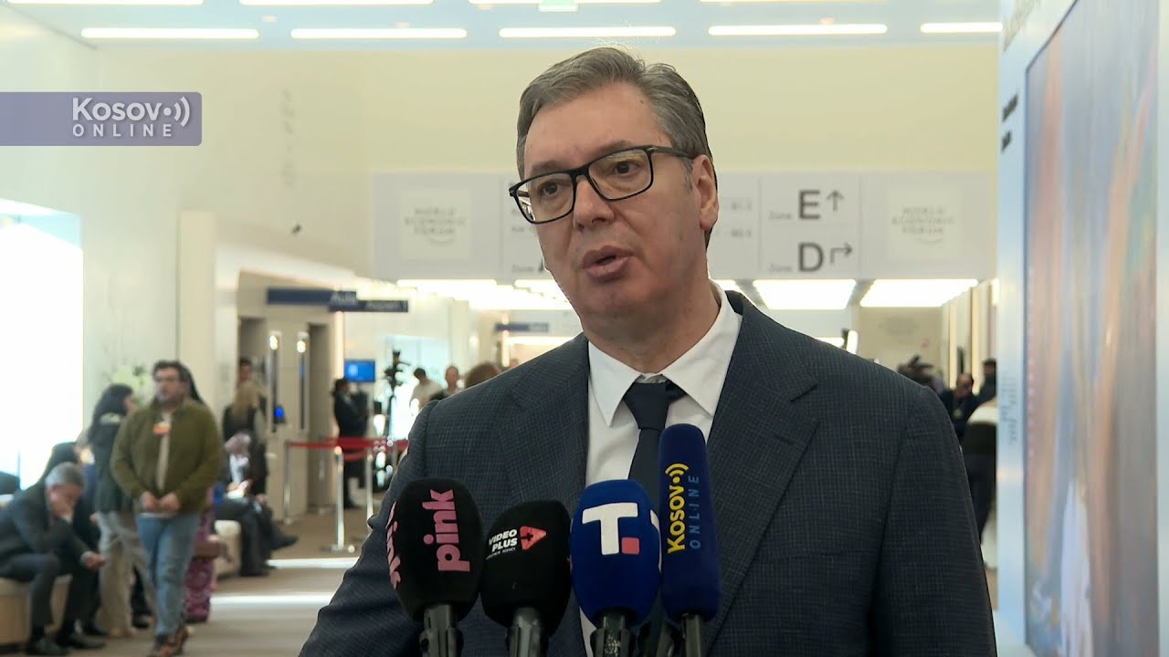 UŽIVO: Davos, Izjava za medije predsednika Vučića sa Svetskog ekonomskog foruma