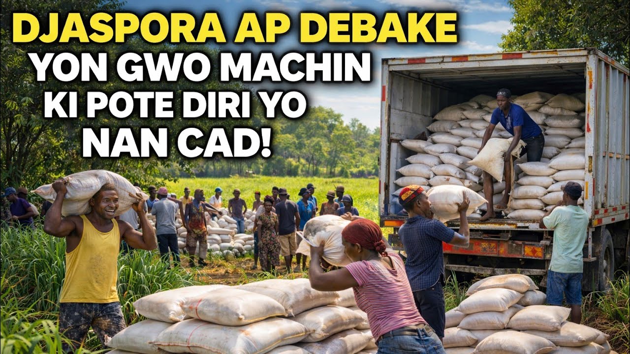 🆘️Anmweyyy😳Yon delegasyon djaspora DEBAKE nan jaden CAD🇭🇹Odelin telman kontan lo pote 4 sak diri