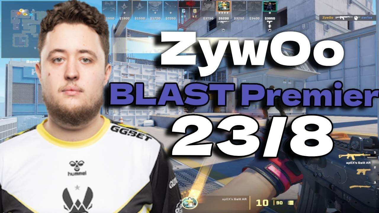 CS2 POV Vitality ZywOo (23/8) vs Astralis (Vertigo) BLAST Premier Spring Groups 2024