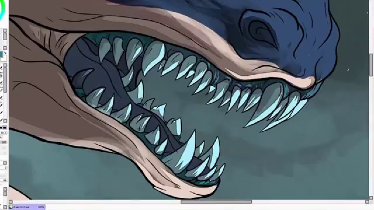Dragon - Speedpaint SAI