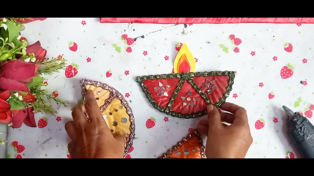 Wall hanging | Decoration with paper plates | easy home decor |  