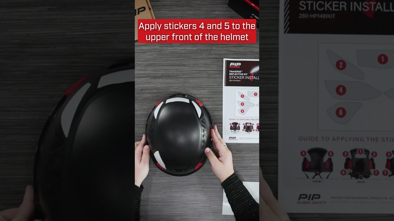 PIP Traverse reflective stickers installation
