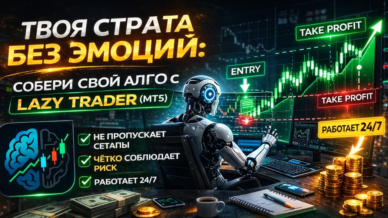 Твоя страта без эмоций: собери свой алго с Lazy Trader  (MT5)