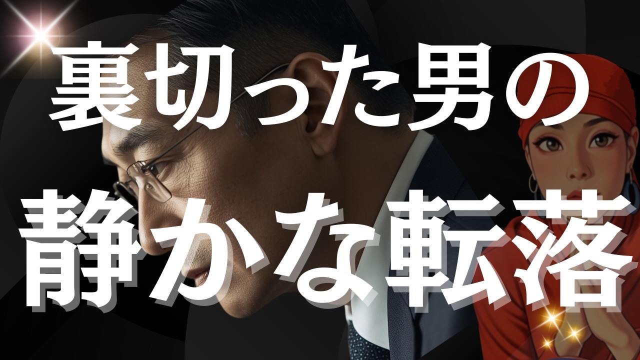 【転落の序曲】あなたを裏切った代償。彼を待ち受ける“孤独な末路”と崩れゆく日常💔辛口