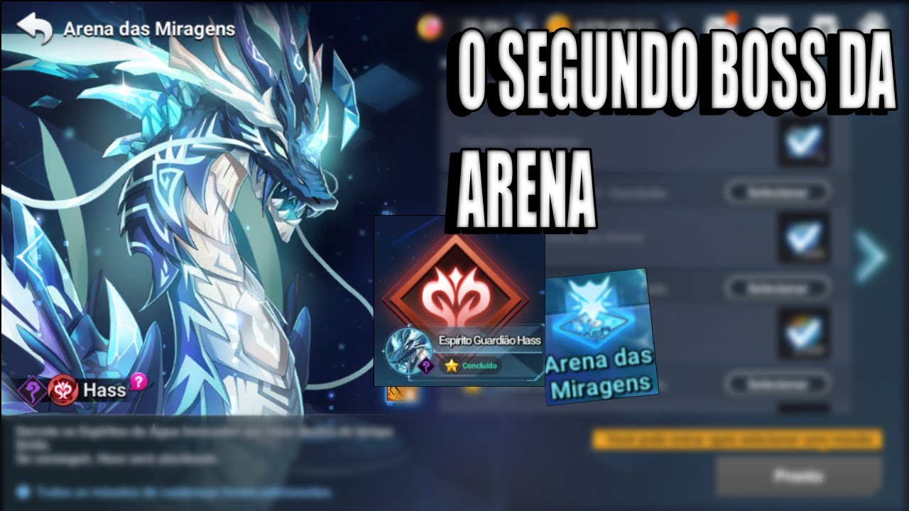 ARENA DAS MIRAGENS BOSS 2 GRANDCHASEMBOILE