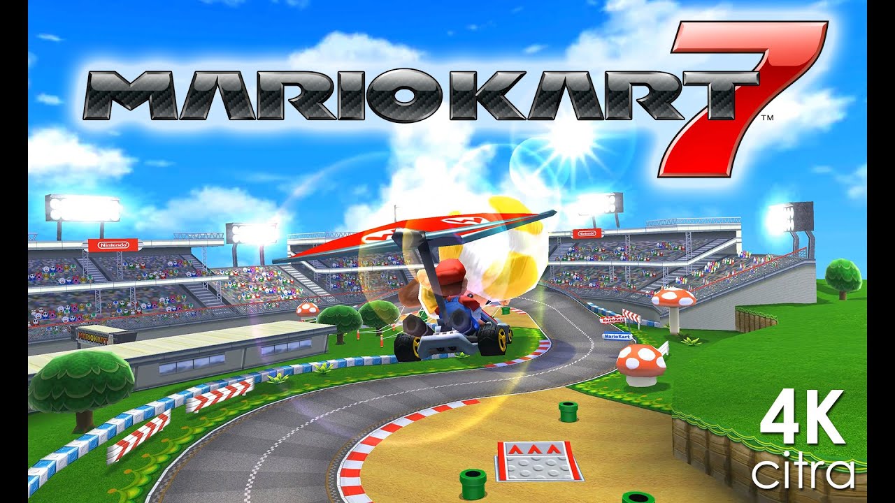 Mario Kart 7 (4K / 2160p / 60fps) | Citra Emulator Nightly 1742 | Nintendo 3DS