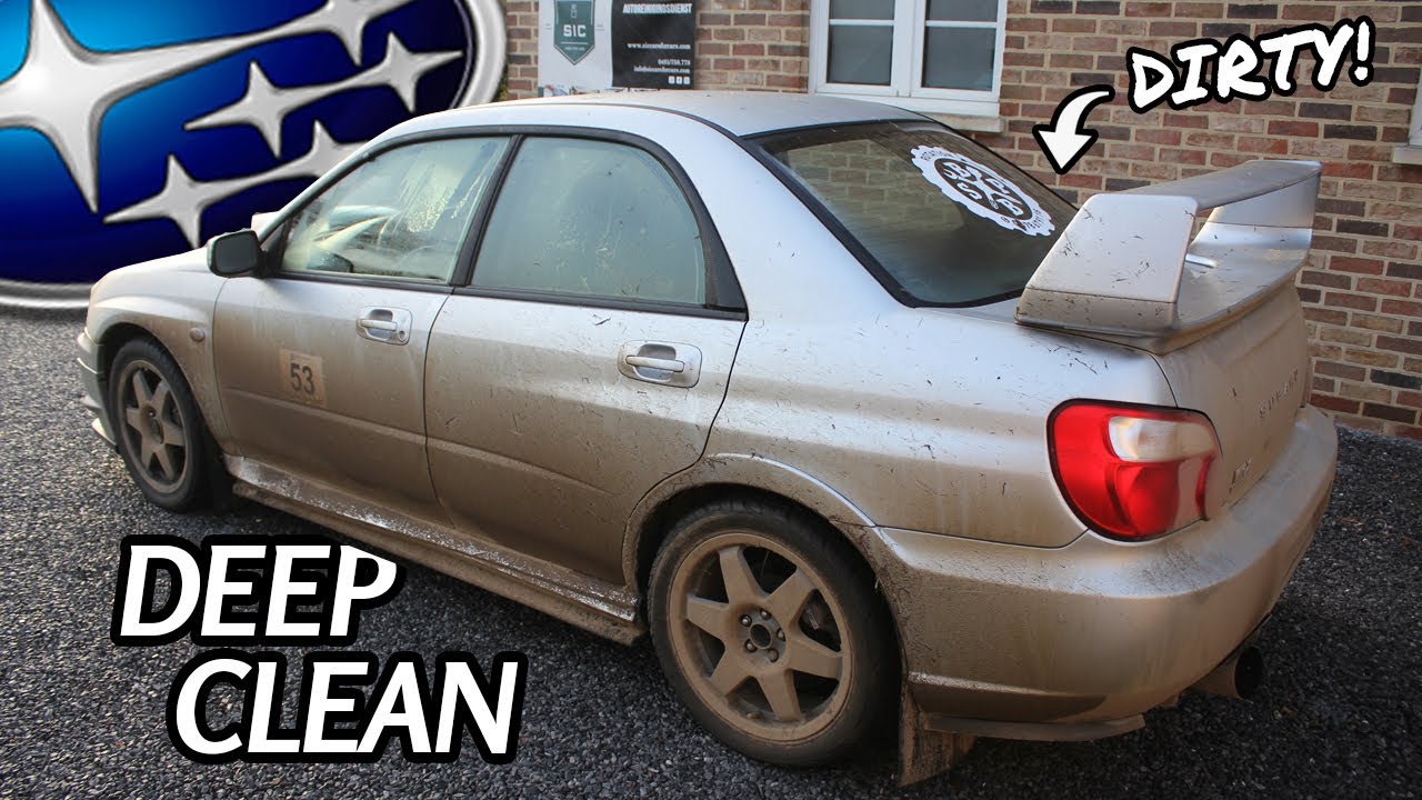 Cleaning a Super MUDDY Subaru WRX -  ASMR Exterior Detailing