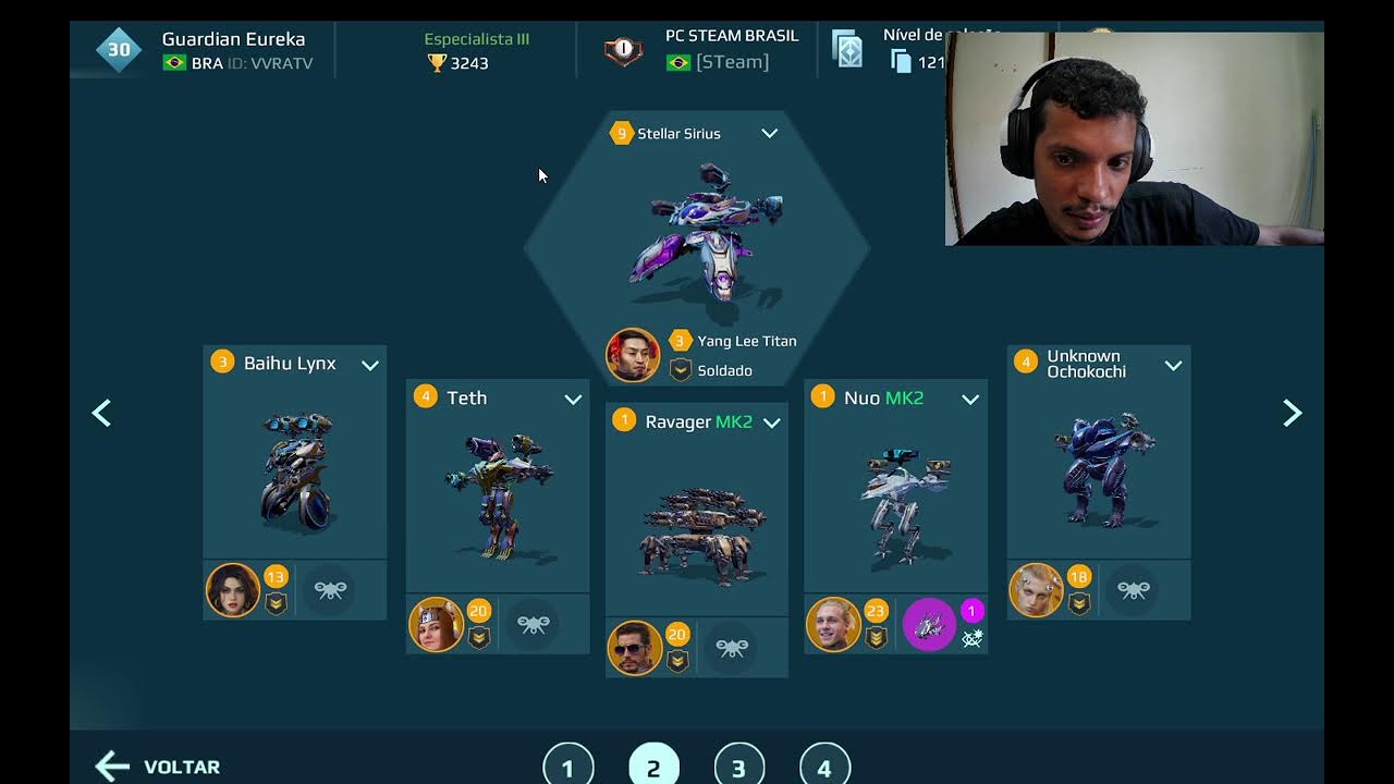 LIVE DO DOMINGÃO War Robots ao vivo