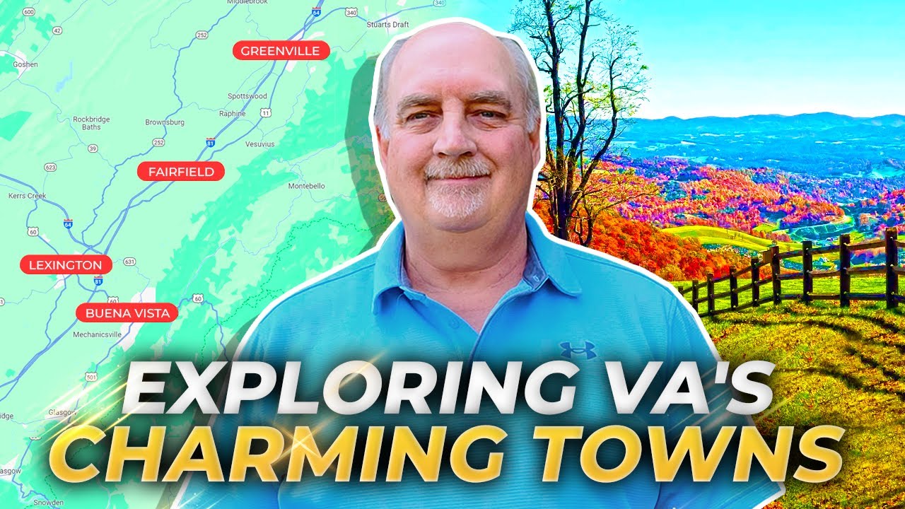 Scenic Towns Between Stuarts Draft & Lexington Virginia | Stuarts Draft & Lexington VA Map Tour
