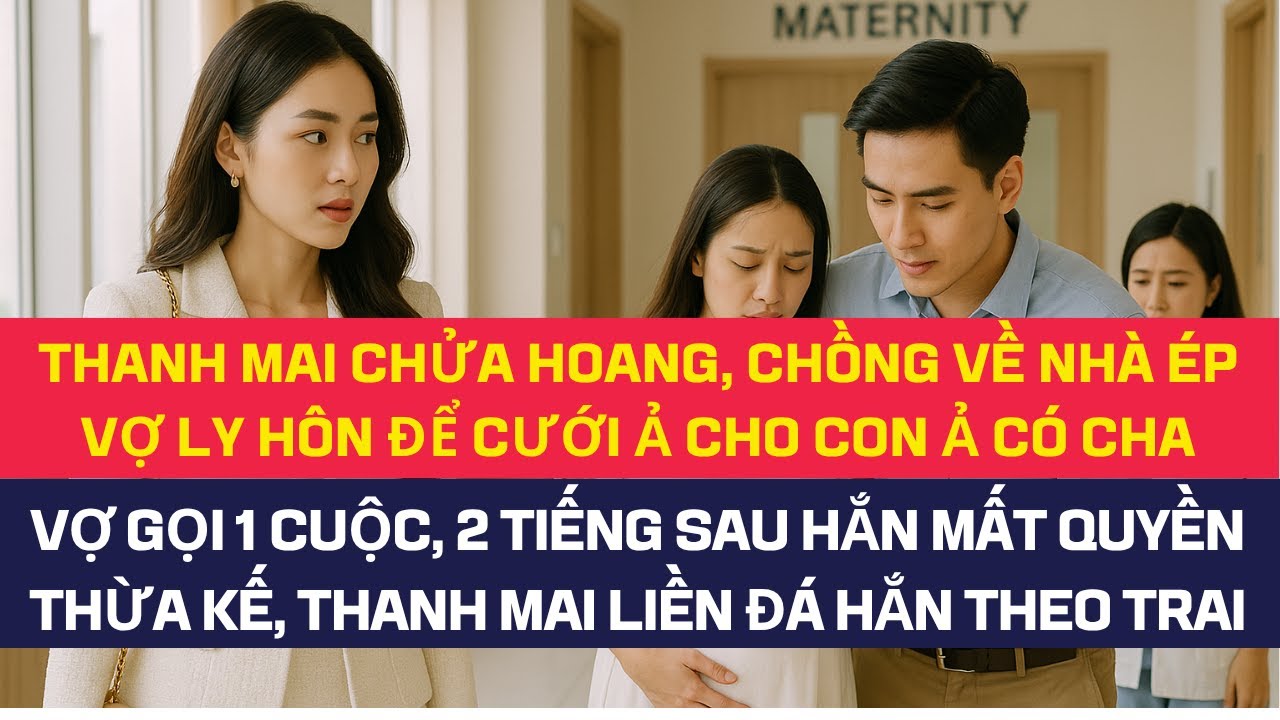 Thanh mai chửa hoang, chồng &eacute;p vợ bầu lyh&ocirc;n để cưới ả cho con ả c&oacute; cha, 2h sau hắn mất quyền thừa kế