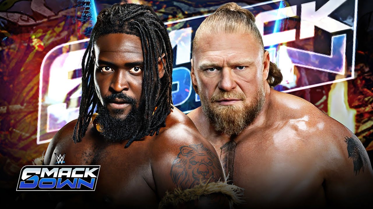 FULL MATCH - Oba Femi vs Brock Lesnar Extreme Rules Match WWE SmackDown Highlights