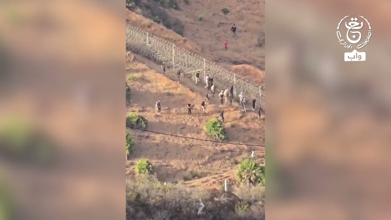 شاهد..لحظة دخول حراقة مغاربة إلى سبتة المحتلة هــروبــا من الفــقــر وسياسات المخزن