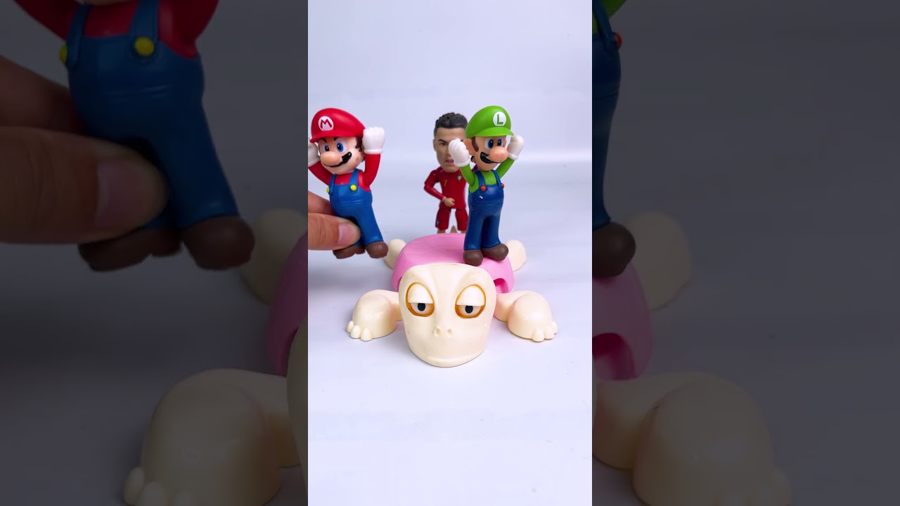 Satisfying Unboxing Ronaldo vs Super Mario Bros Toys Funny ASMR Video