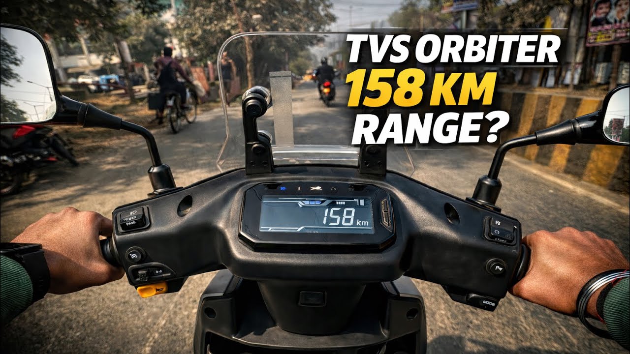 New 2026 TVS Orbiter Ride Review🥳| Range,Top Speed & All Riding Features | best electric scooter