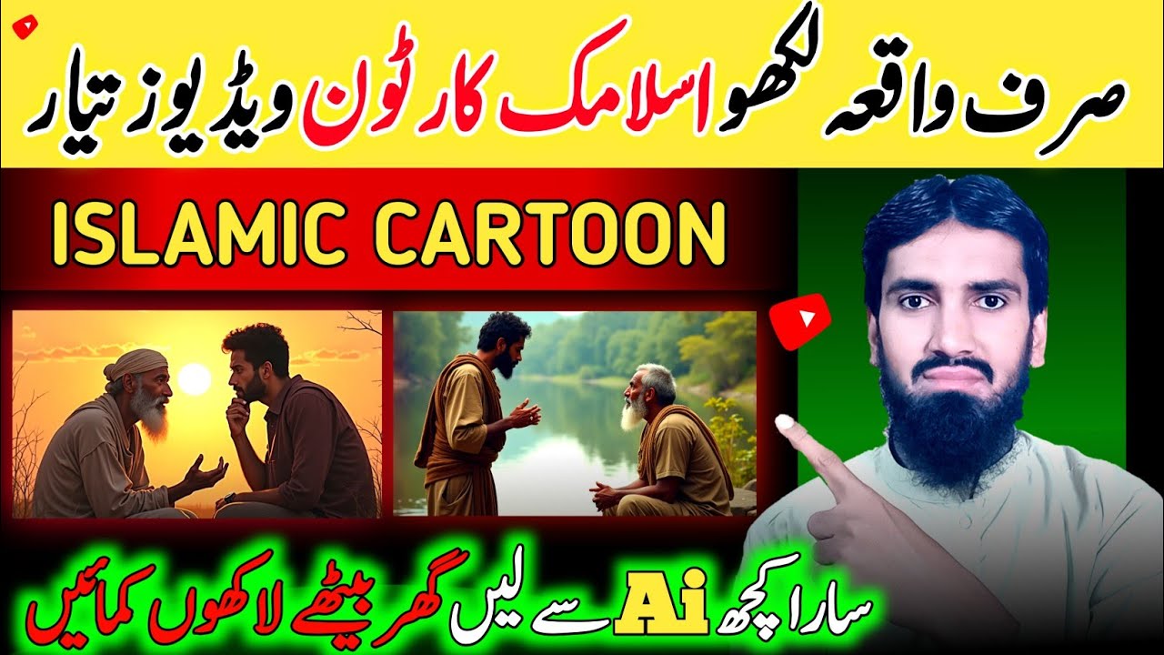 How to make Islamic Cartoon Animation Video | Islamic Cartoon video Kaise Banaye |Make money online