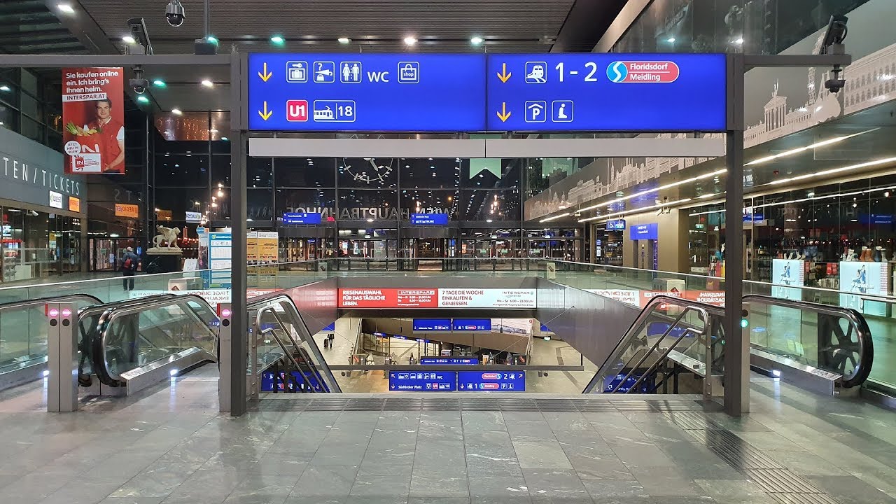 Video 600 (bahn1.at) - Coronavirus in Wien HBF