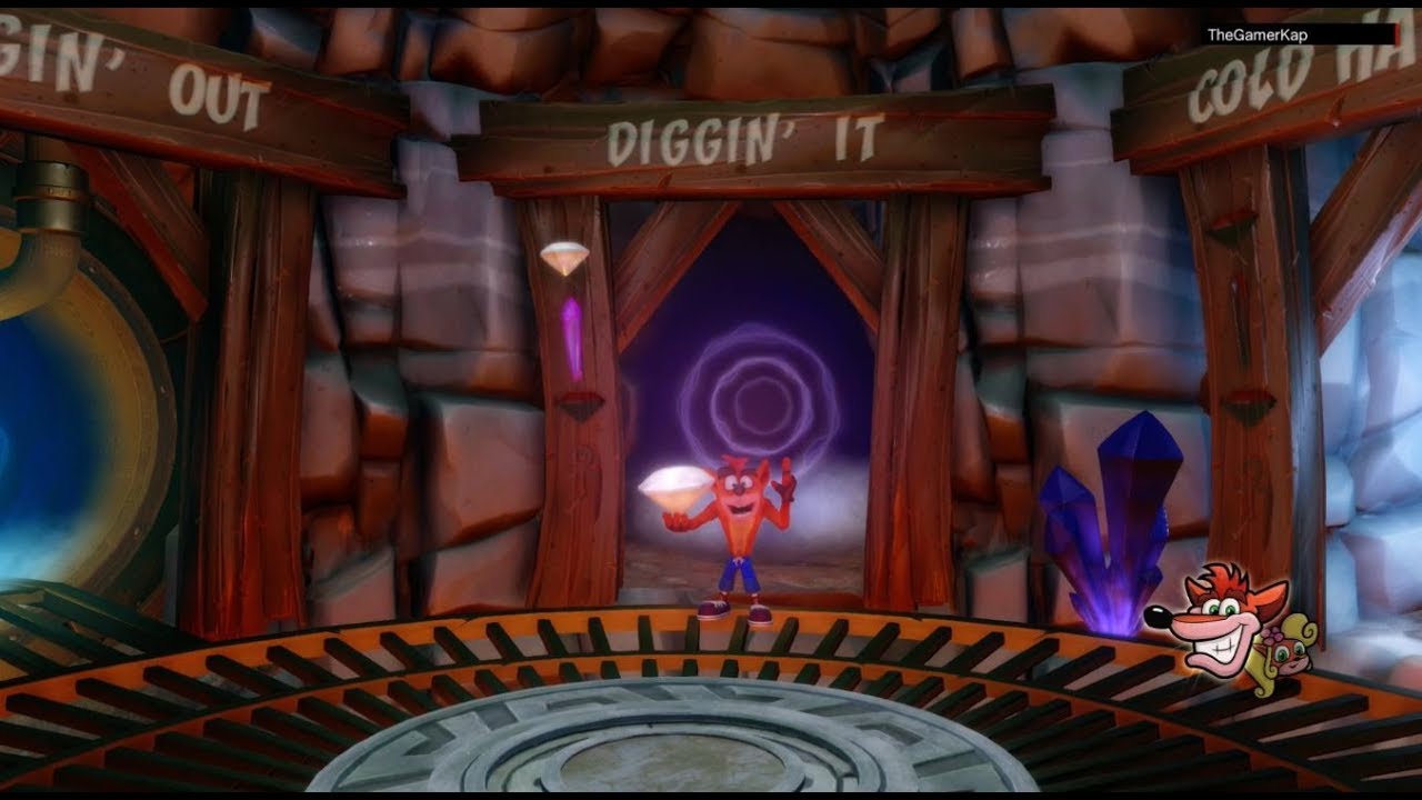 Crash Bandicoot 2 [Parte 4.2] Diggin' It (dos gemas grises) [PS4] [consigue el platino!] [español]