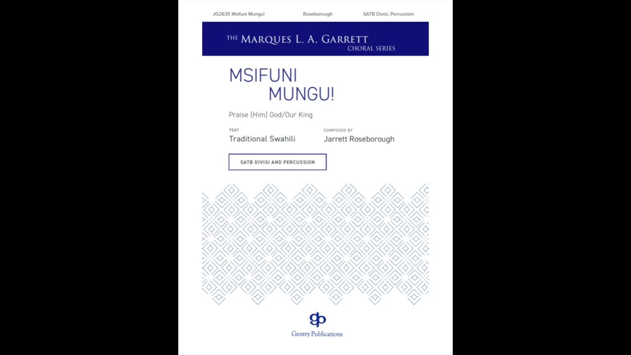 Msifuni Mungu &ndash; SATB divisi
