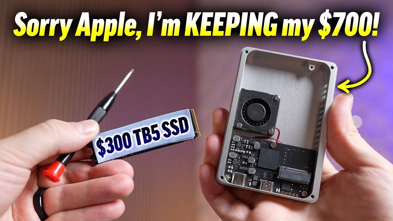 How to Build a DIY Thunderbolt 5 SSD for LESS $$$