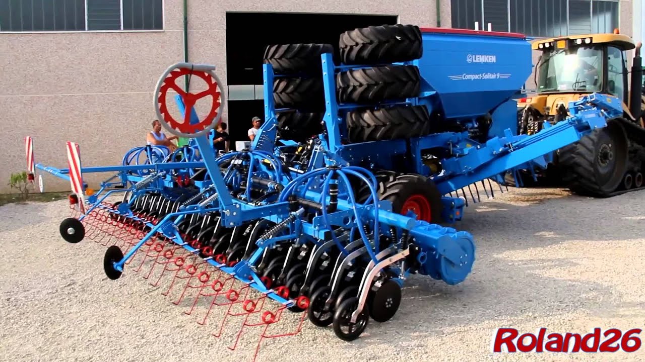 Arrivo Seminatrice Lemken Compact Solitair 9   -6 metri-   _Full HD_