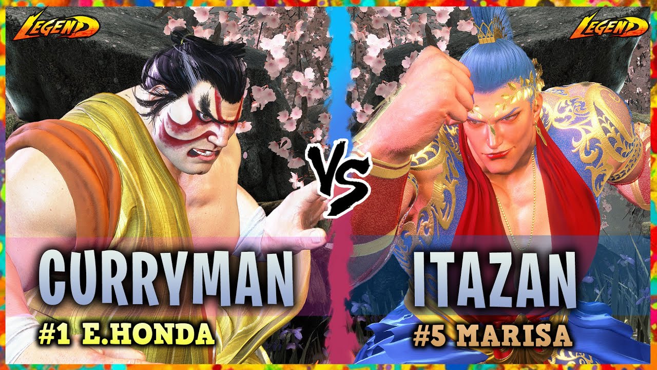 SF6 ▰ Ranked #1 E.Honda ( Curryman ) Vs. Ranked #5 Marisa ( Itazan )『 Street Fighter 6 』