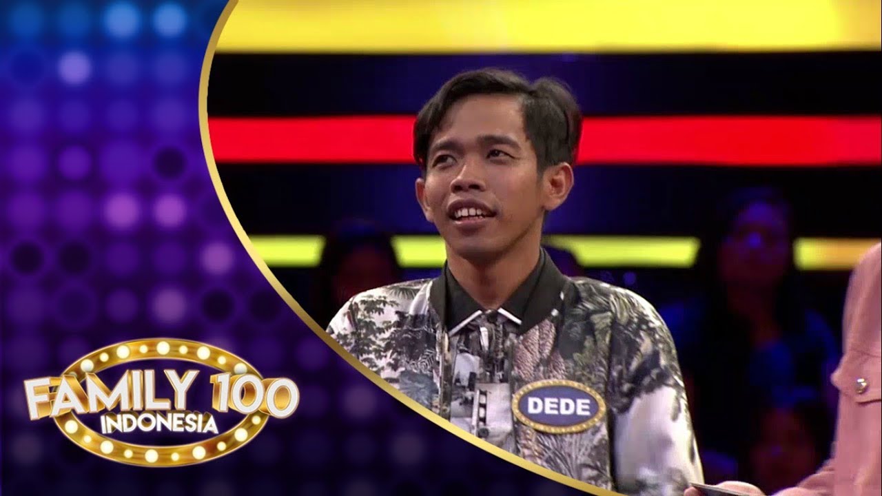 Berhasilkah Dede membawa pulang 300 JUTA? - PART 4 - Family 100 Indonesia 2019