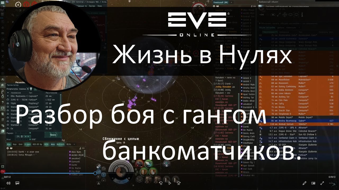 Разбор боя с гангом банкоматчиков. EVE Online.