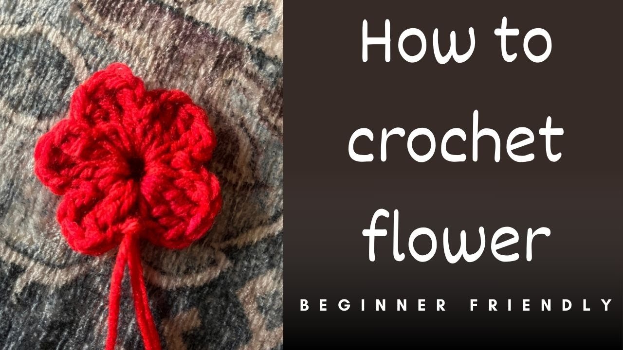 How to crochet flower