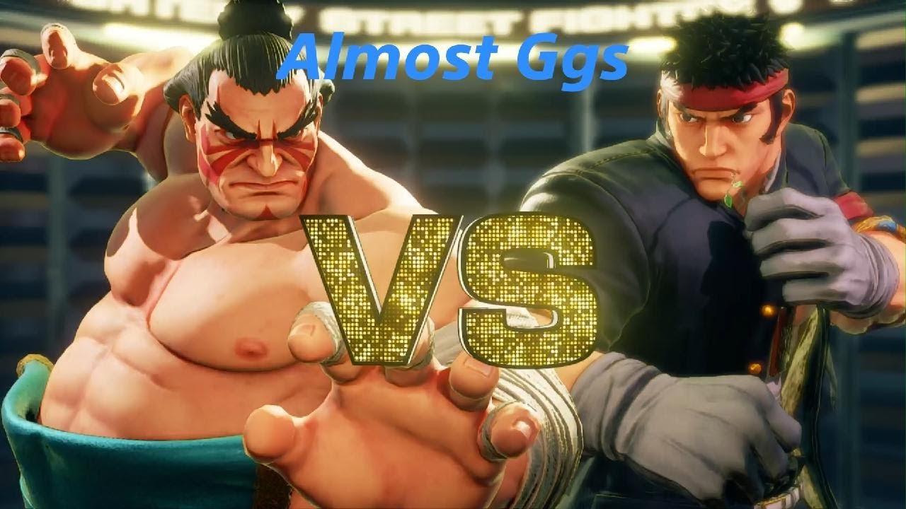 STREET FIGHTER V: blaksaiyan vs -GANRYU- Almost