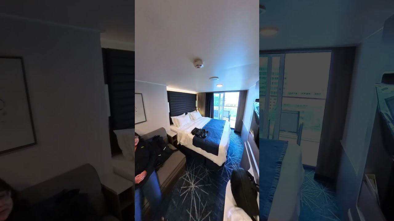 NCL Bliss balcony cabin 15826 walk through