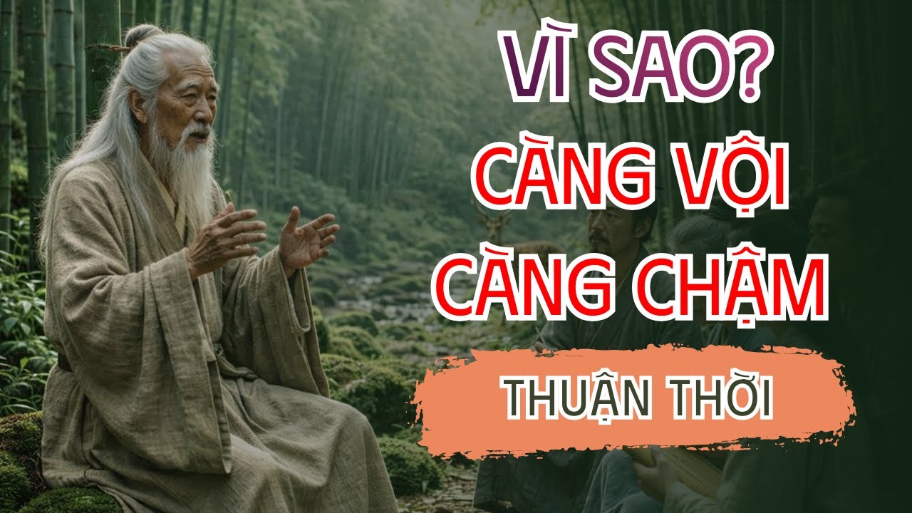 Vì Sao Càng Vội Lại Càng Chậm? Triết Lý Sống Đắt Giá Từ Cổ Nhân