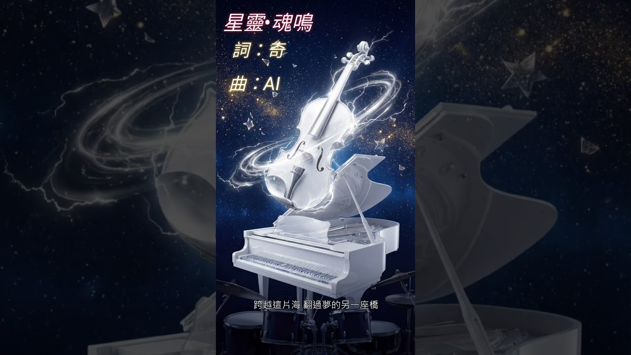 星靈 · 魂鳴 『去擁抱 那個 我深深 深深 深深 思念過的 妳』 #原創歌詞  #ai作曲 #小提琴 #鋼琴#思念