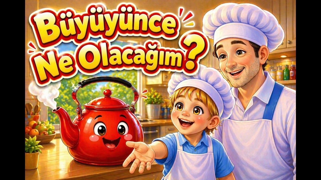 AŞÇI BABAM VE BEN / MESLEKLER/Uyku Masalı/Masallar/Hikayeler/Masal Dinle/Uyku Masalları/Sesli Masal