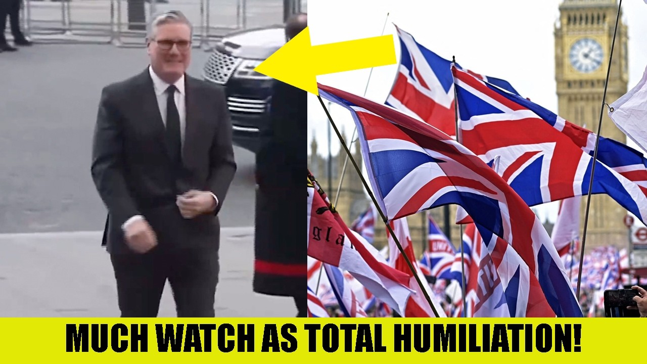 Keir Starmer BOOED & MOCKED Walking Into Westminster Abbey!