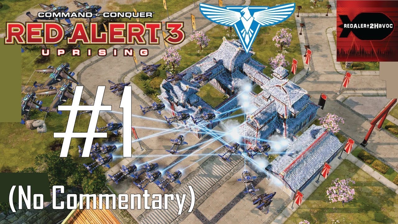 C&C: Red Alert 3: Uprising - Allied Campaign Playthrough Part 1 (End of Tradition, No Commentary)
