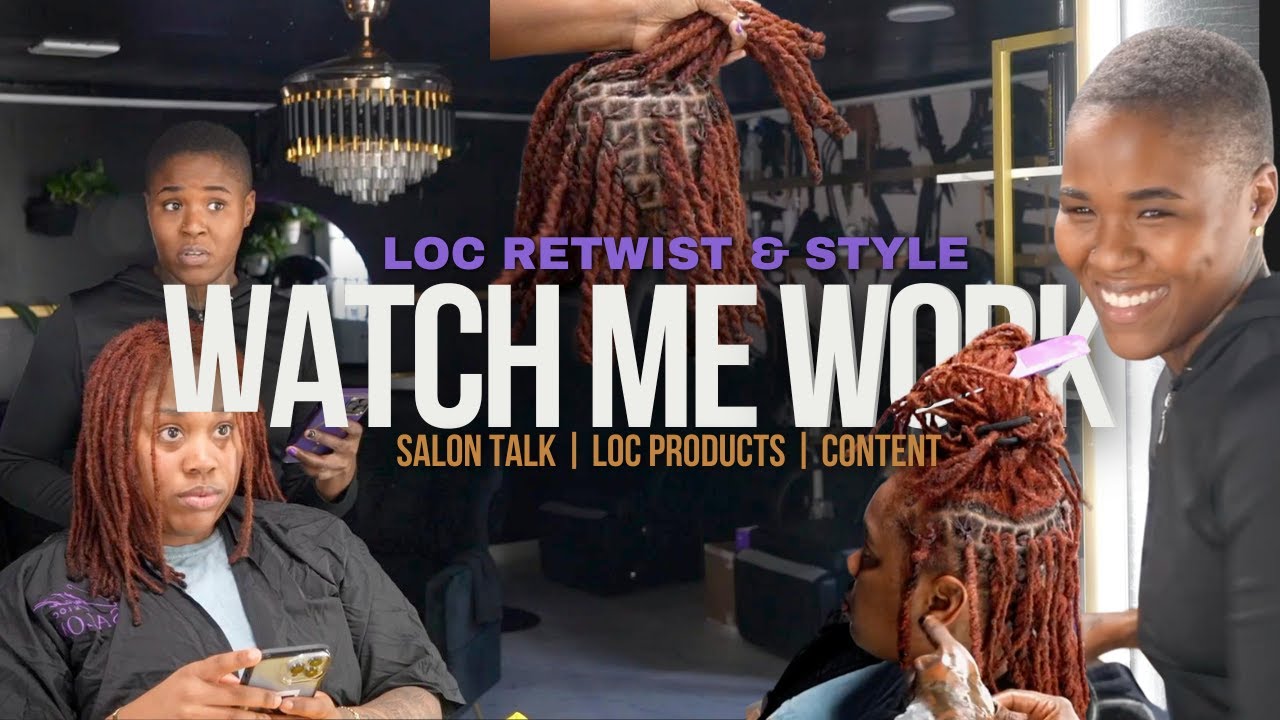 Watch Me Work | Loc Two Strand Twist | Work With Me | 6 Figure Loctician