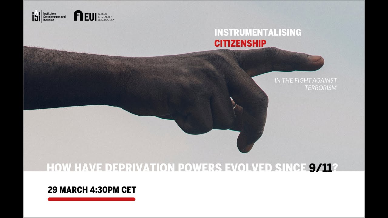 Instrumentalising citizenship in the fight against terrorism.