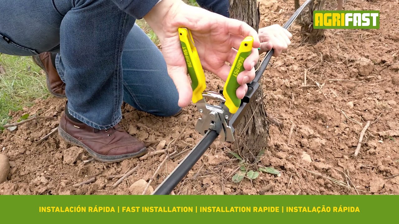 AGRIFAST | Sistema de fijación de riego | Irrigation fastening system