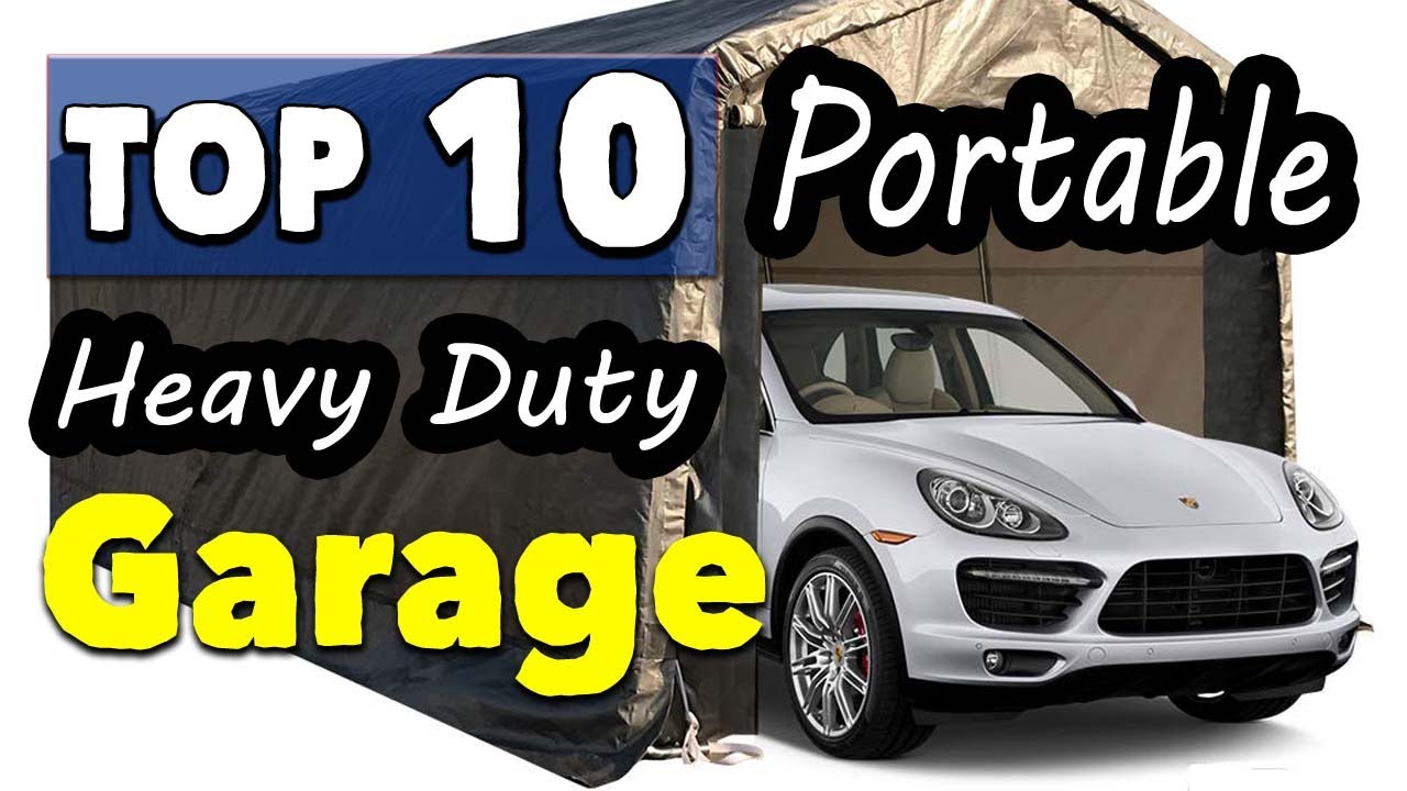 Best Heavy Duty Portable Garage Carport Waterproof best for Snow | 12x20 Portable Garage