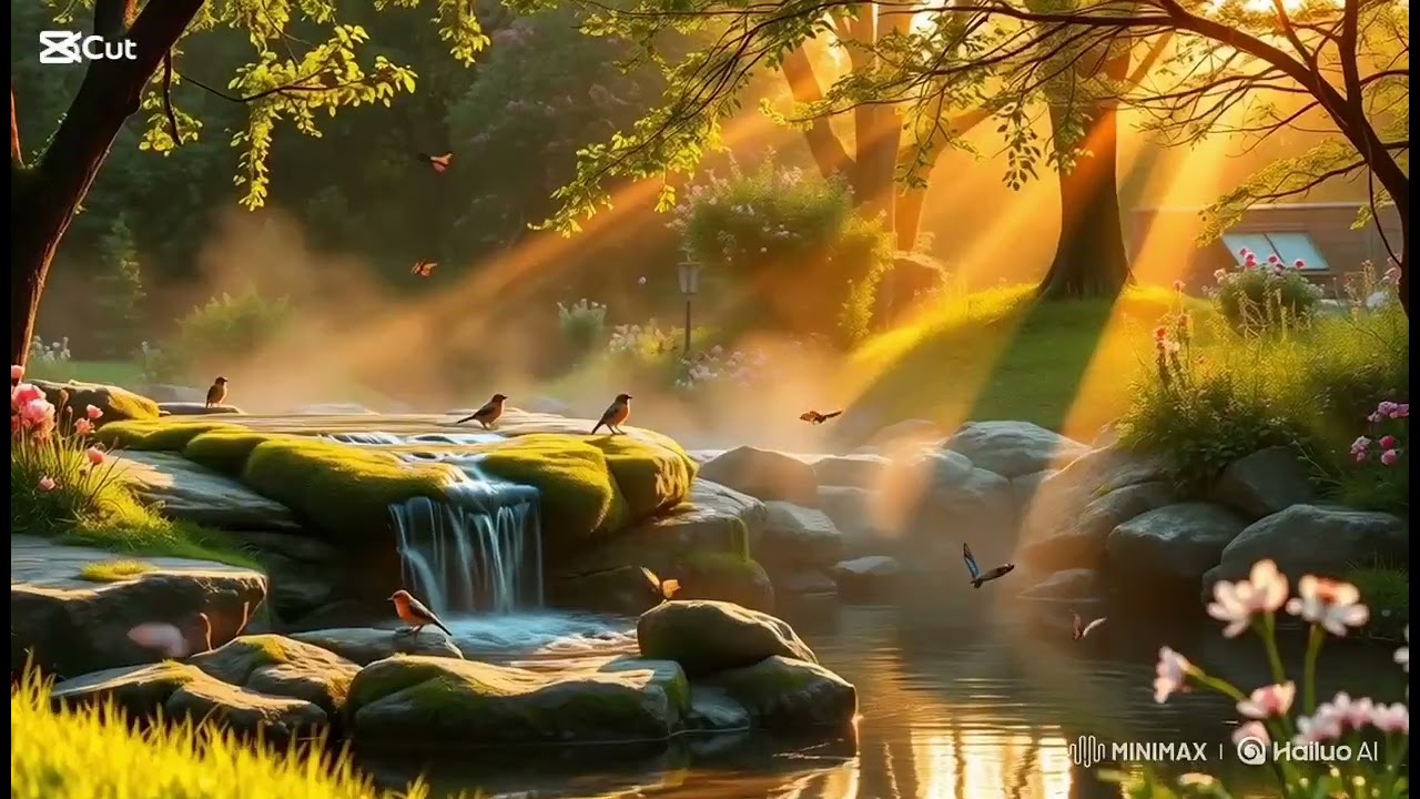 Morning Mist & Bird Chirping Sounds | Relaxing Nature for Sleep & Meditation
