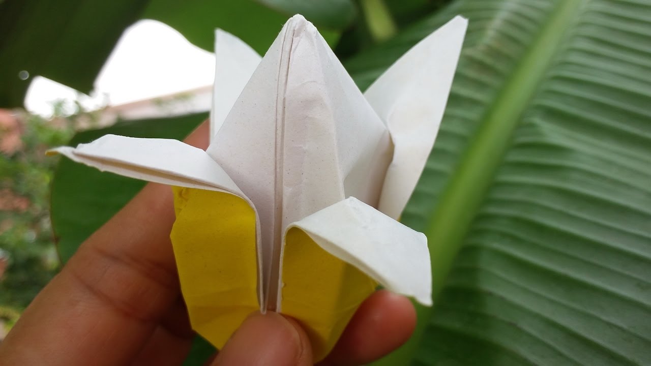 Оригами банан 3D
