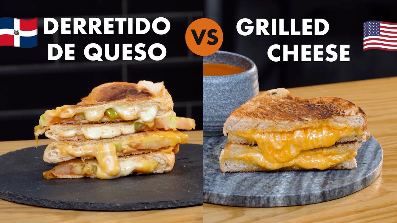 Derretido de Queso Dominicano VS Grilled Cheese Americano