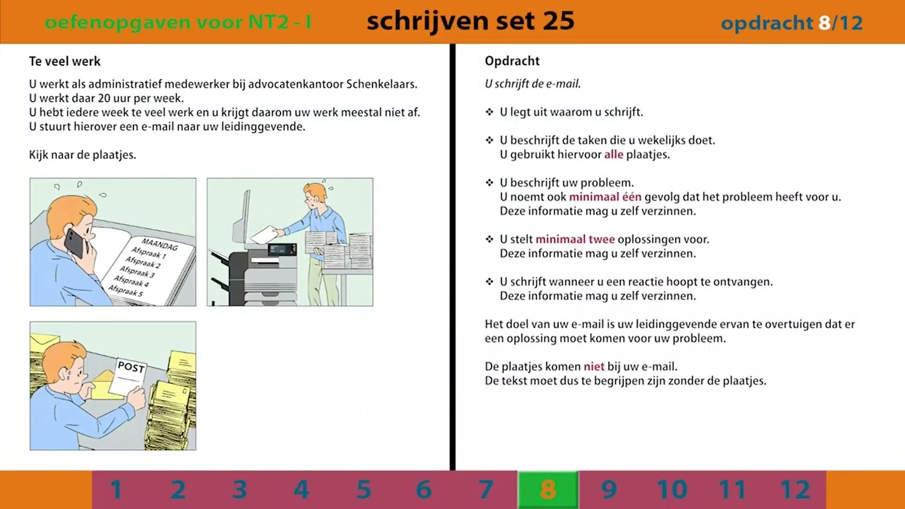 Staatsexamen B1 - Examenopgaven Set 25 – Schrijven.